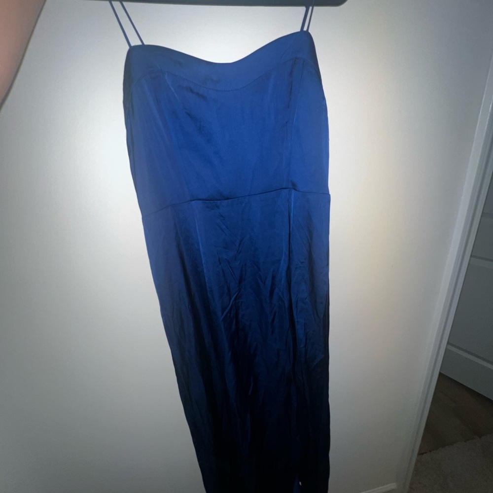 Abercrombie & Fitch Blue Maxi Slip Dress for Night Out